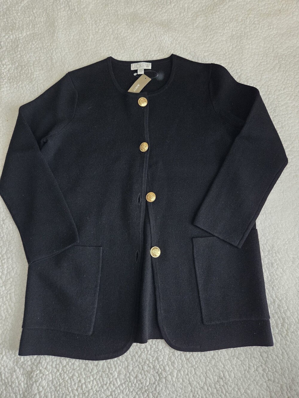 JCrew Long Wool Cardigan XXS NWT